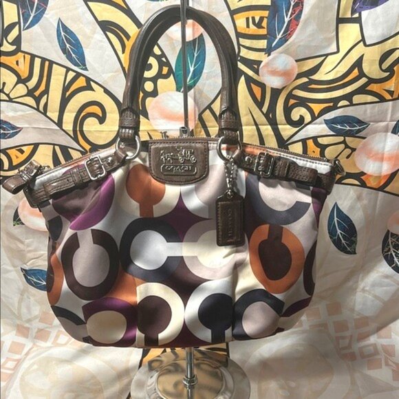 Coach Handbags - Coach Madison Op Art Sophia Satchel # 18636